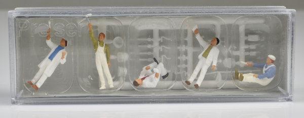 5 Malerfiguren mit Maler Utensilien
